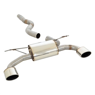 Friedrich Motorsport 76 mm Duplex Sport Bakpotte I Rustfritt Stål BMW 3-serie F30 / F31